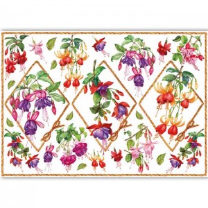 Рисовая карта Calambour PAU 56 "Фуксия", 34,5х49,5 см